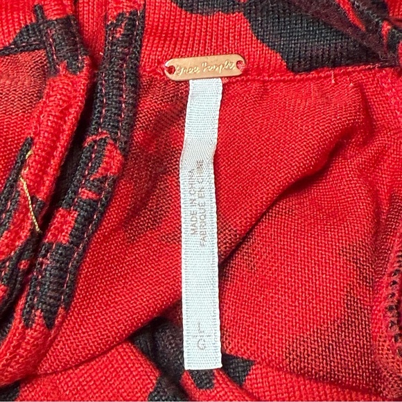 Free People Dinner Party Top Vintage Combo Large Retro Chic Soft Sexy Siren Work - Picture 12 of 13